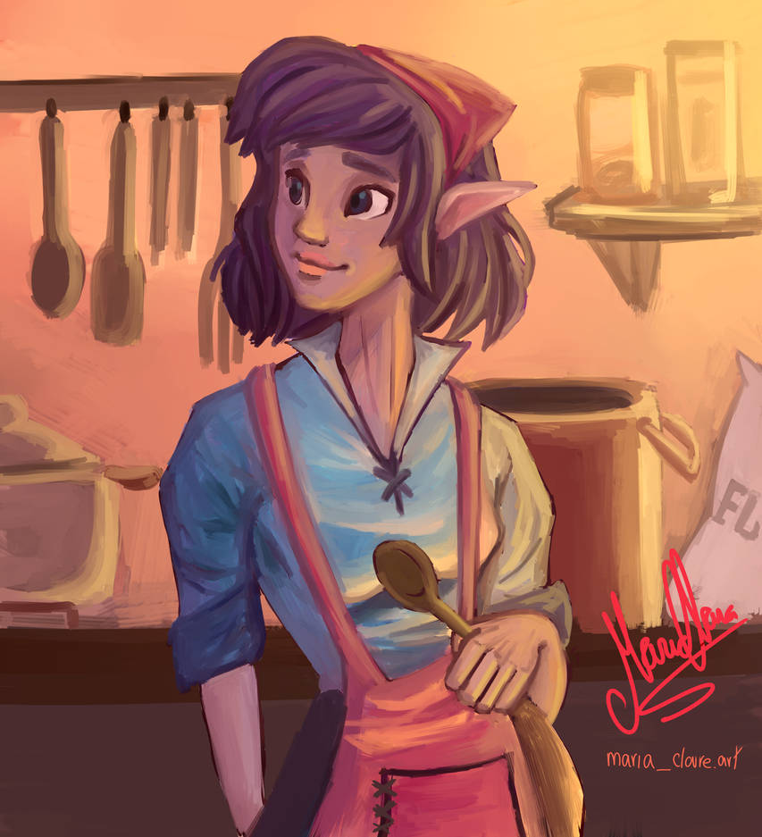 Elf Cook by Maria-Claire on DeviantArt