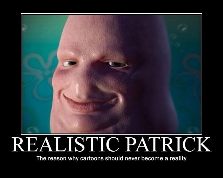 Patrick Explaining Patrick Motivational Poster by Okashii-blehz on DeviantArt