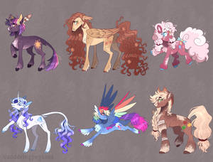 mane six redesigns AGAIN