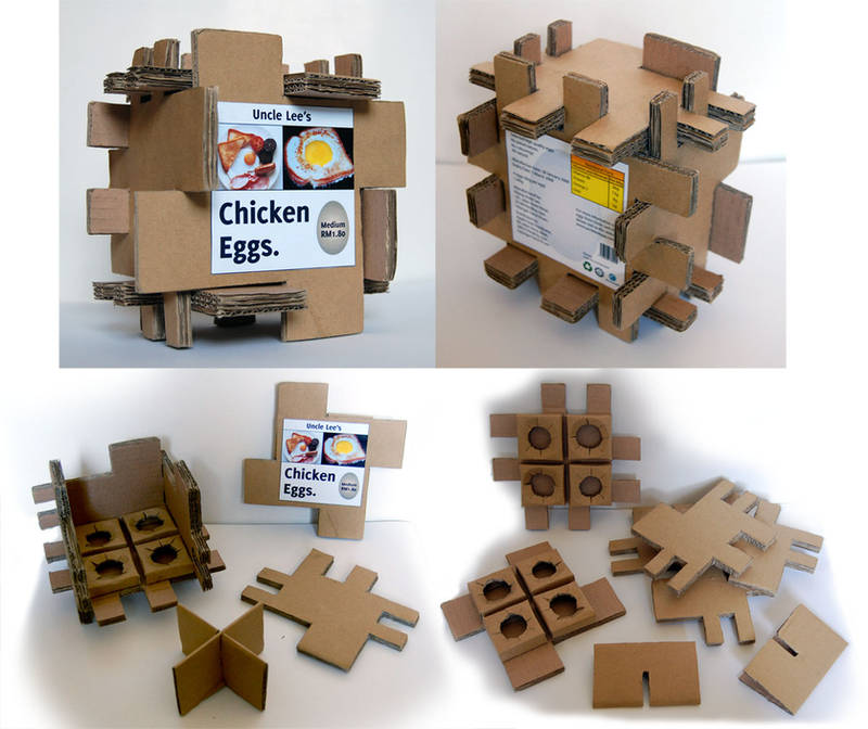 Egg Packaging-Corrugated Card by appledaniels