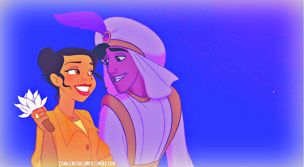 Aladdin/Tiana Crossover. by angeelous-dc on DeviantArt