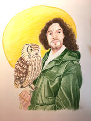 Dan with Owl