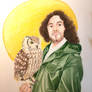 Dan with Owl