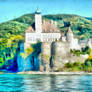 Castle Schoenbuehel on the Danube River