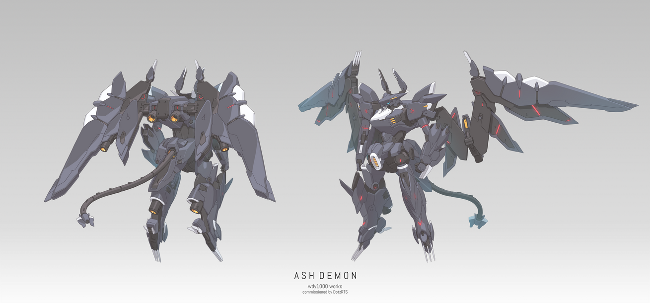 Ash Demon (front and rear) by wdy1000 on DeviantArt