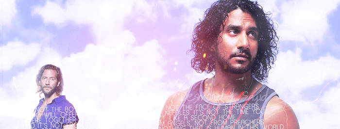 Desmond and Sayid - BANNER