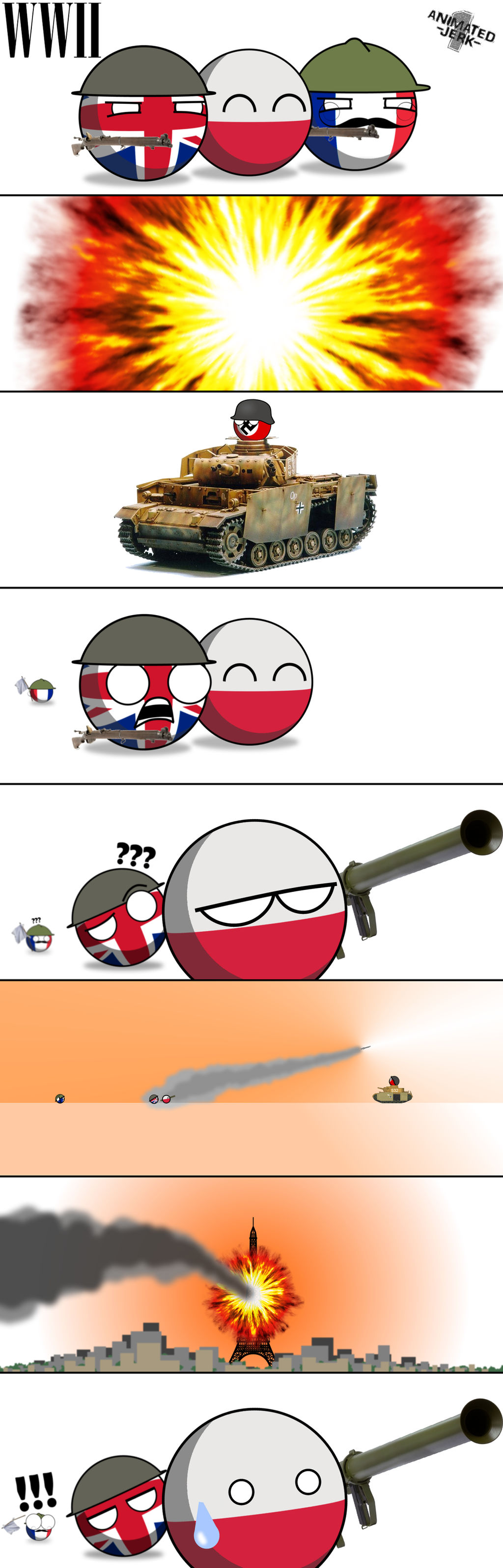 Countryballs 'Polandball': WWII