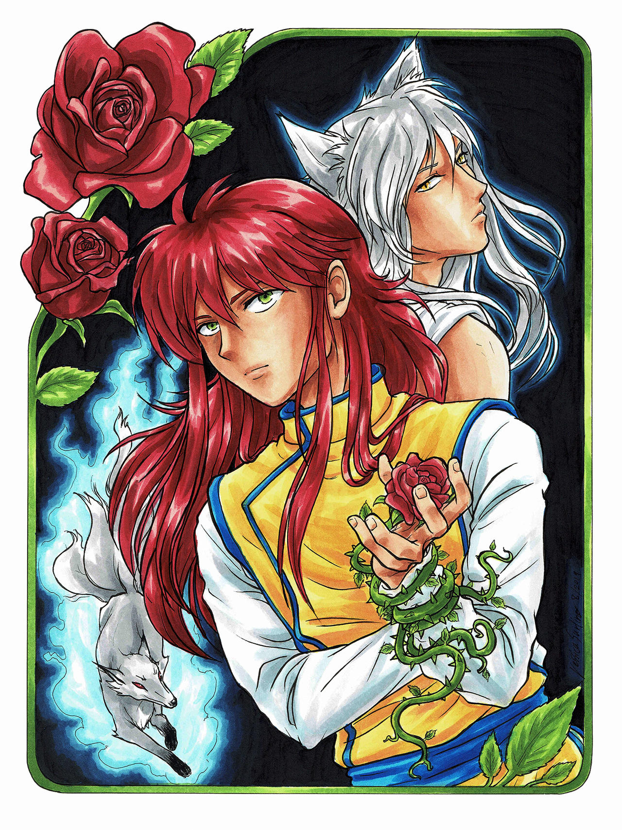 Kurama In All Forms (Yu Yu Hakusho) by StudioLacuna on DeviantArt