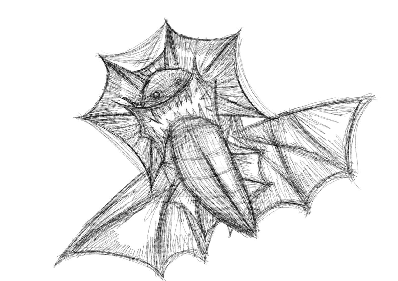 Fish Bat Drawing Aquatic bat by Scorpio15Zalencia on DeviantArt