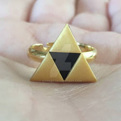Triforce Golden Ring