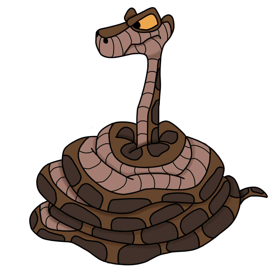 Kaa in Color by jerrydestrtoyer on DeviantArt