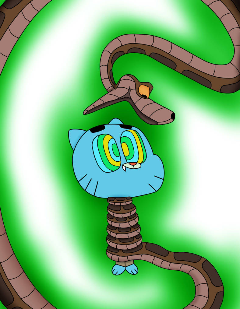 Kaa Blue Color Kaa and Gumball Color by jerrydestrtoyer on DeviantArt