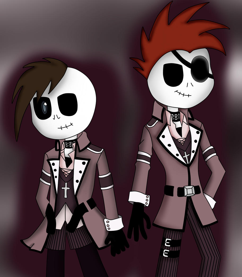 Grim Jr And Jake Skellington DeadLine Circus Color