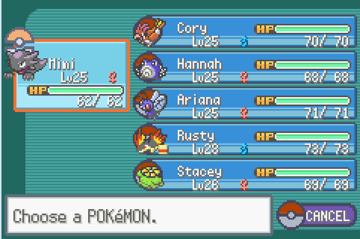 Pokemon Liquid Crystal Team by BluethornWolf on DeviantArt