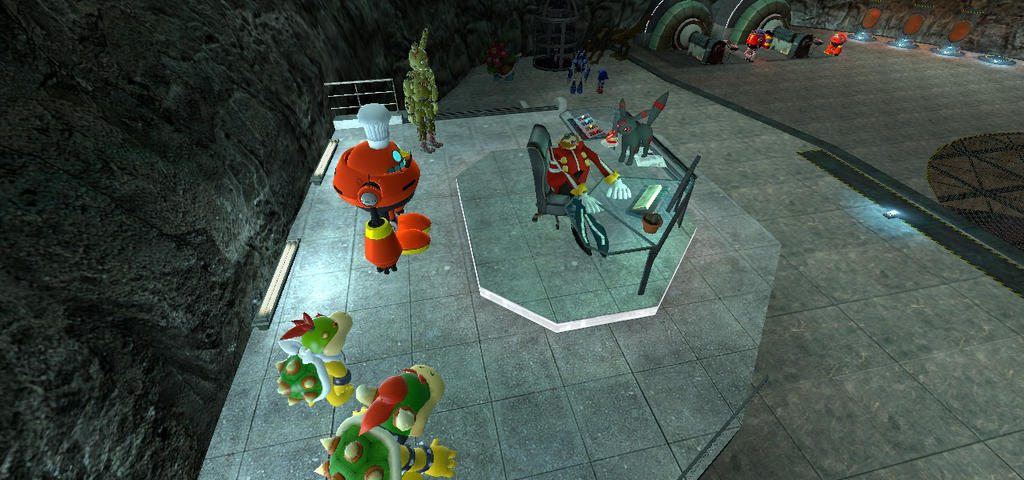 Eggman lair by BluethornWolf