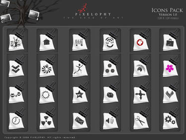 Pixelophy version 1.0 Icons