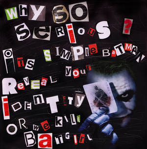 Why So Serious? Jokers Ransom