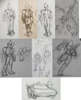 Captain Lalam Sketches