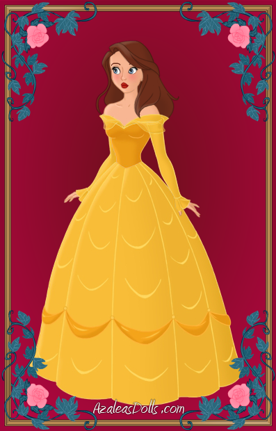 Belle in her yellow dress