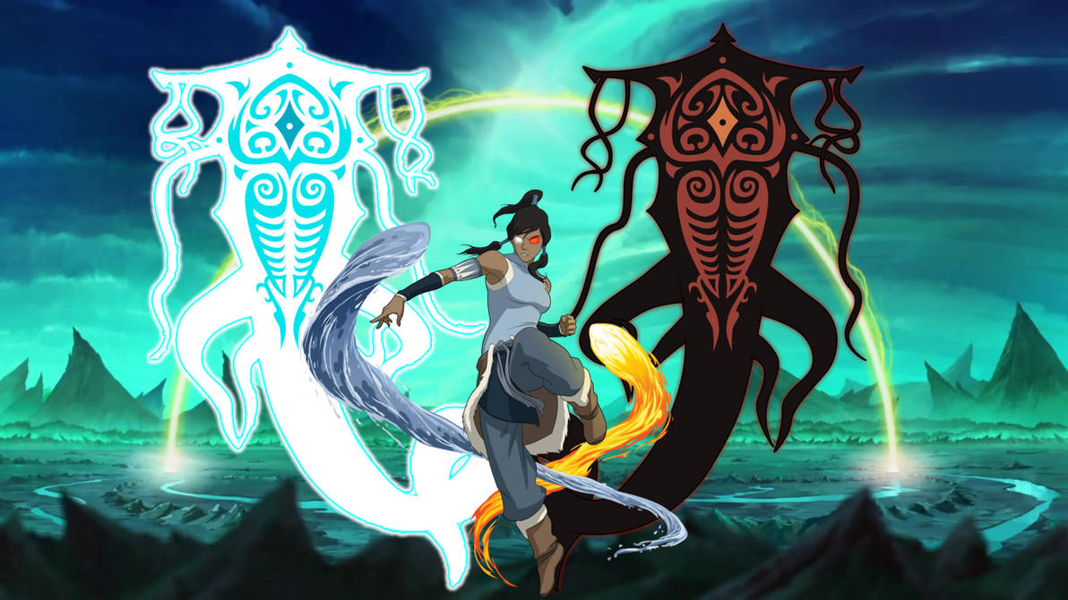 What If Korra Fuses With Both Raava And Vaatu? by dfrab on DeviantArt
