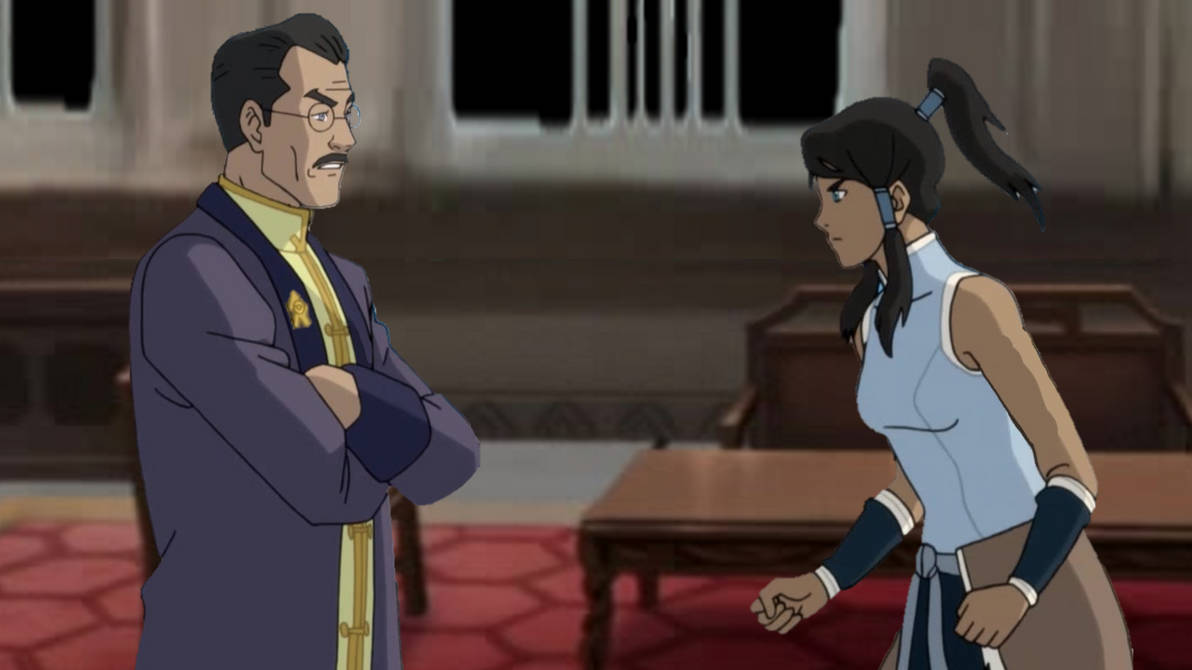 Korra Exposes Raiko by dfrab on DeviantArt