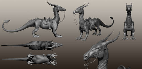 The Lizard of Naur: 3D model