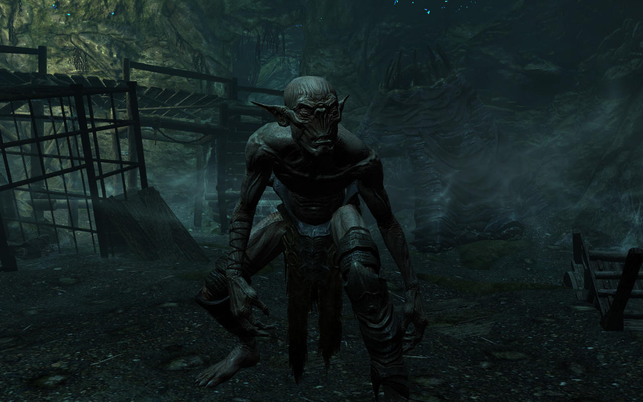 Falmer Js Skyrim - Falmer by Shroomworks on DeviantArt