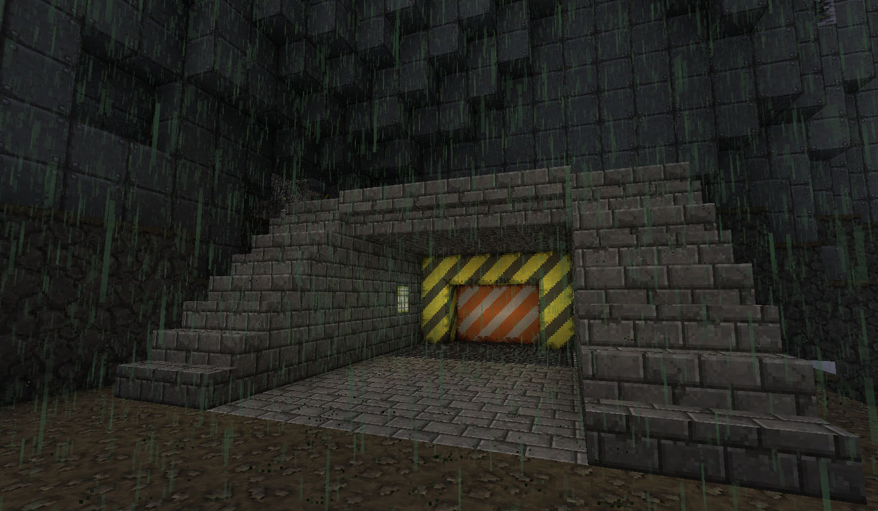 Minecraft - Underground Base Entrance by Shroomworks on DeviantArt