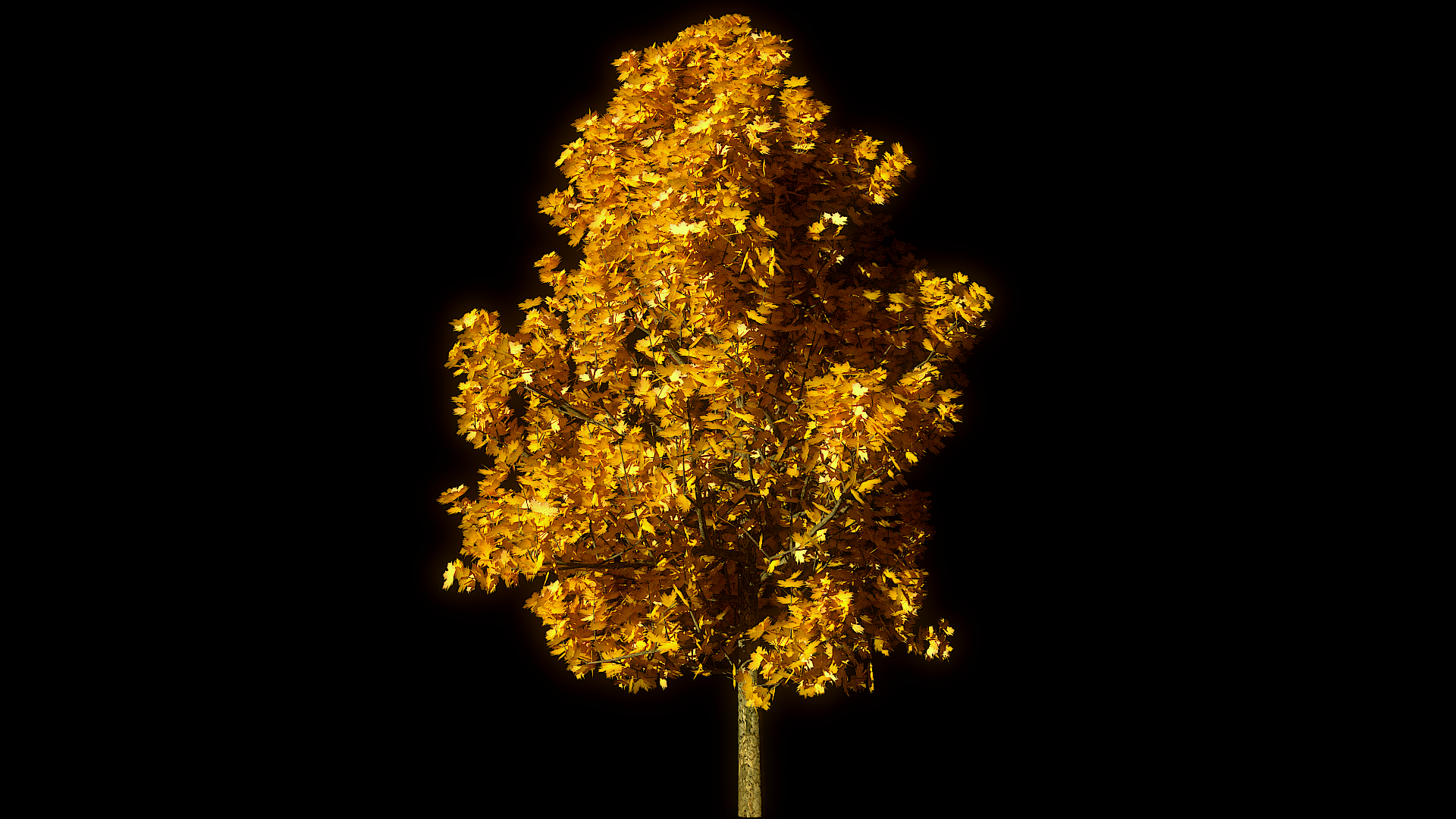 High Poly Tree - Autumn