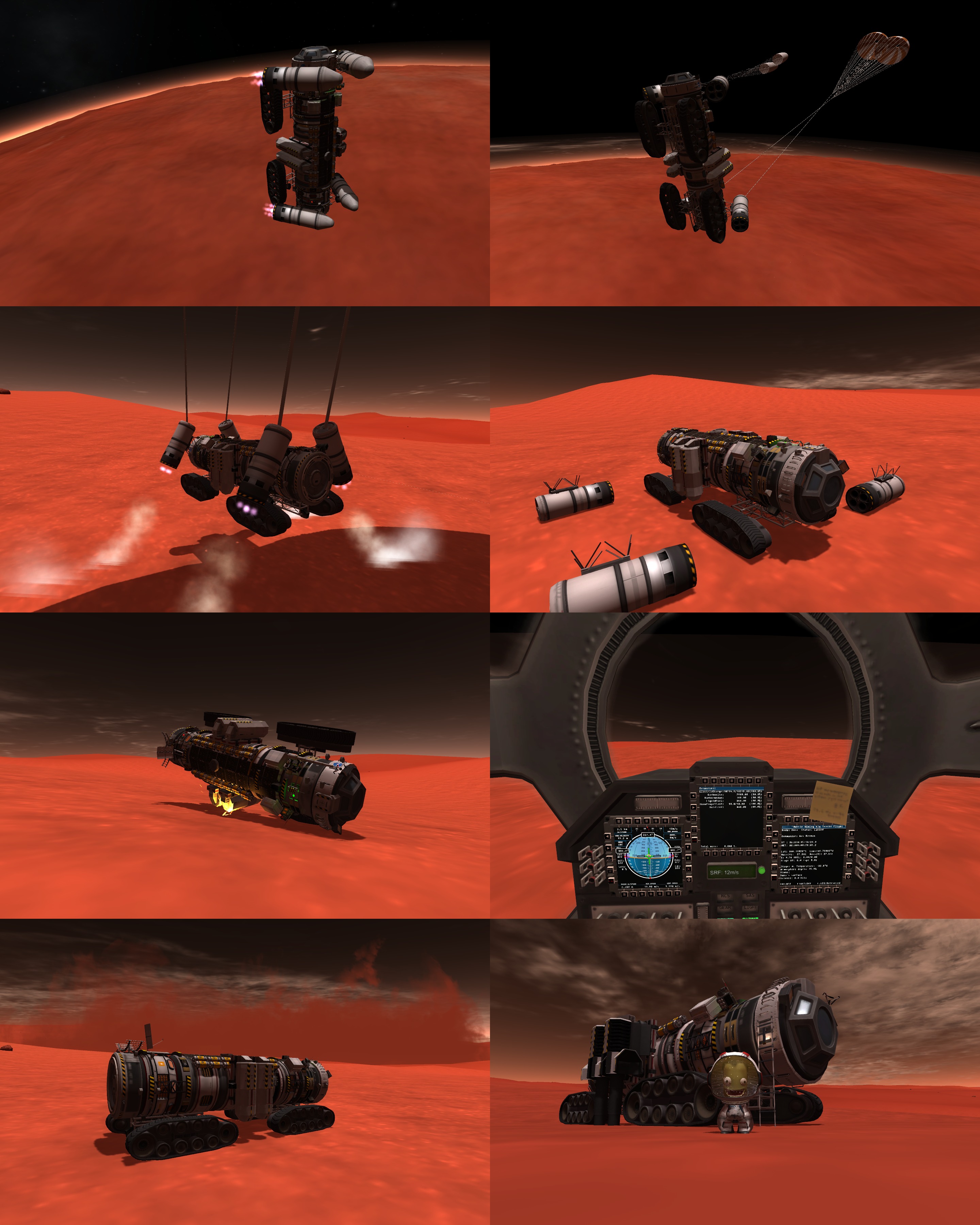 KSP - Mining Rig Test On Duna