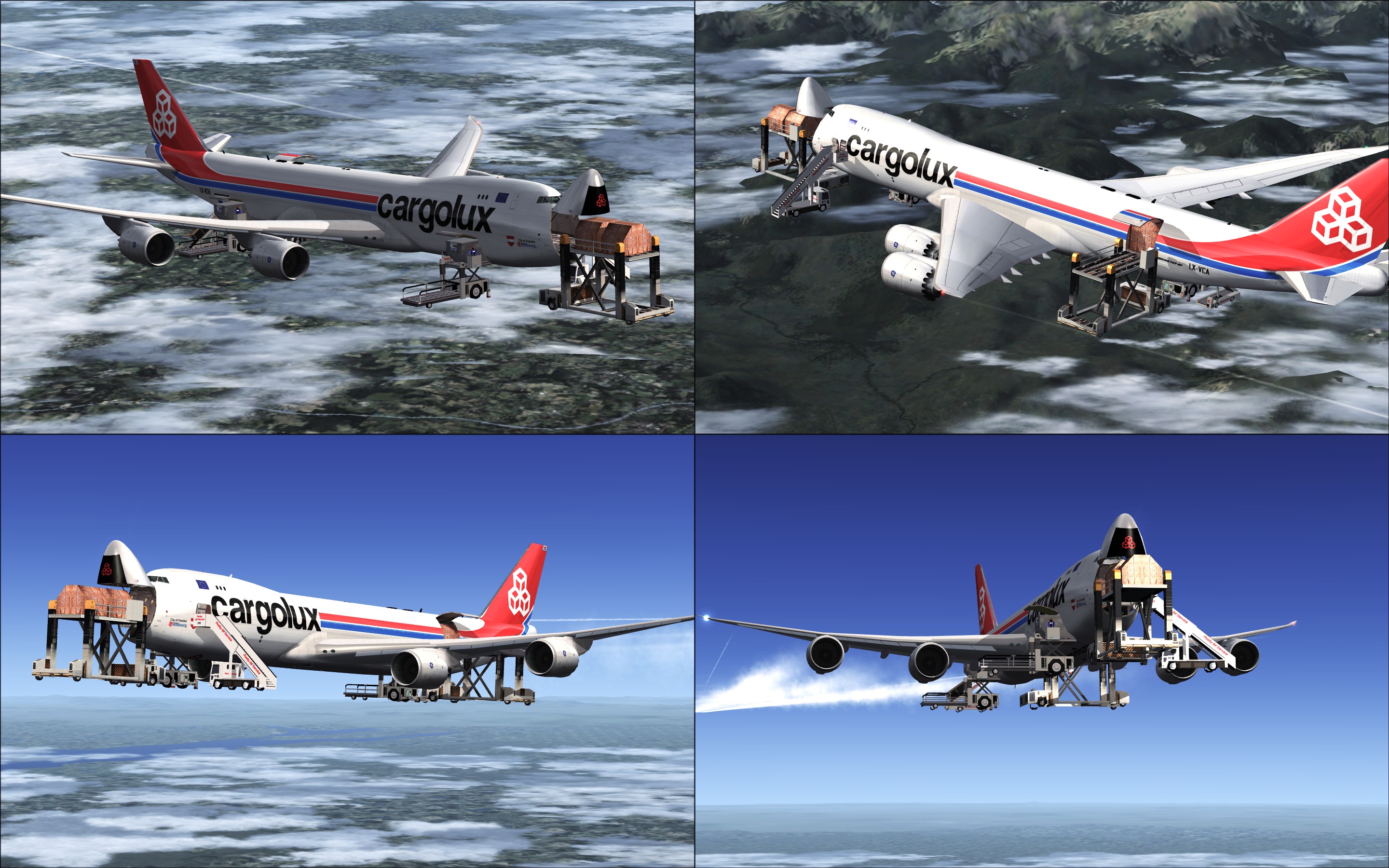 FSX - Mid-air Cargo Loading