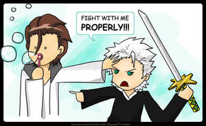 SEXY AIZEN: fightin' Hitsugaya