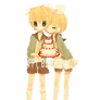 Kagamine Twins Render