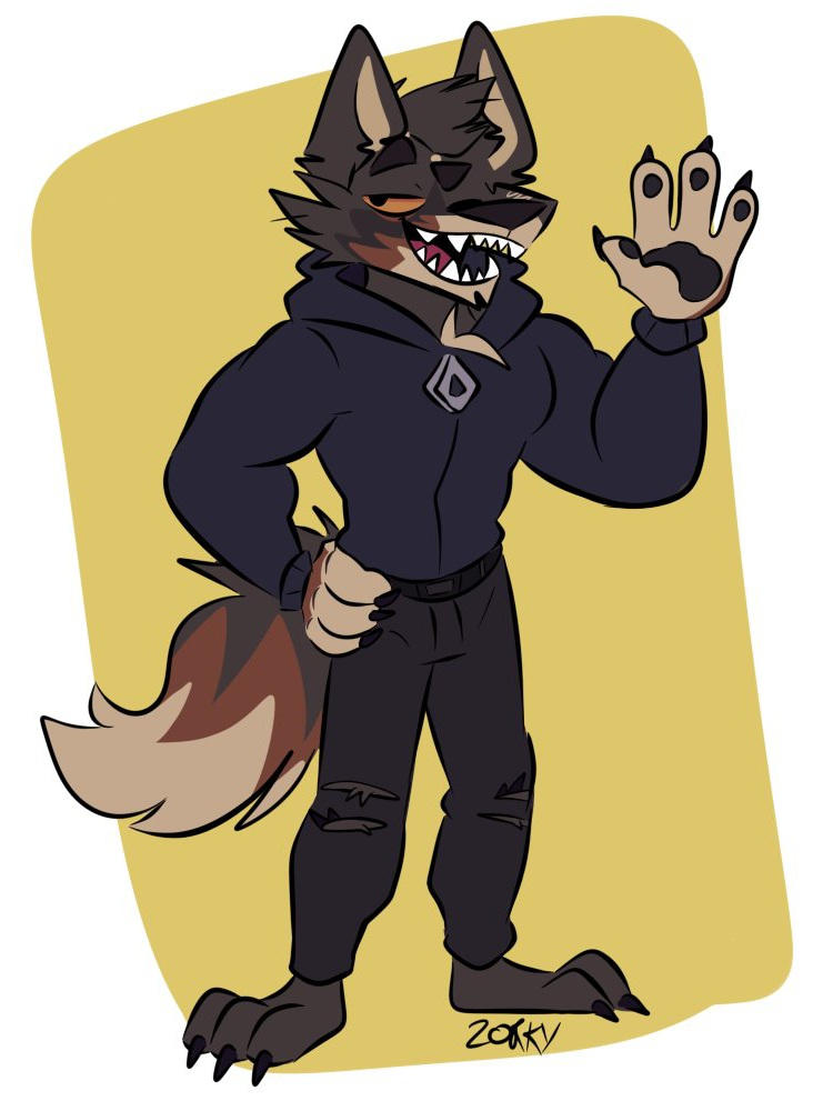 Rwolves R Cool Commission: cool wolf by Zorkyyy on DeviantArt