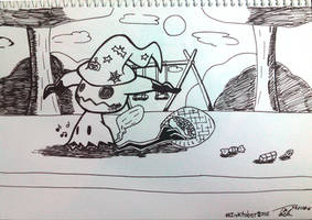 Inktober 2016 - Mimikyu Halloween