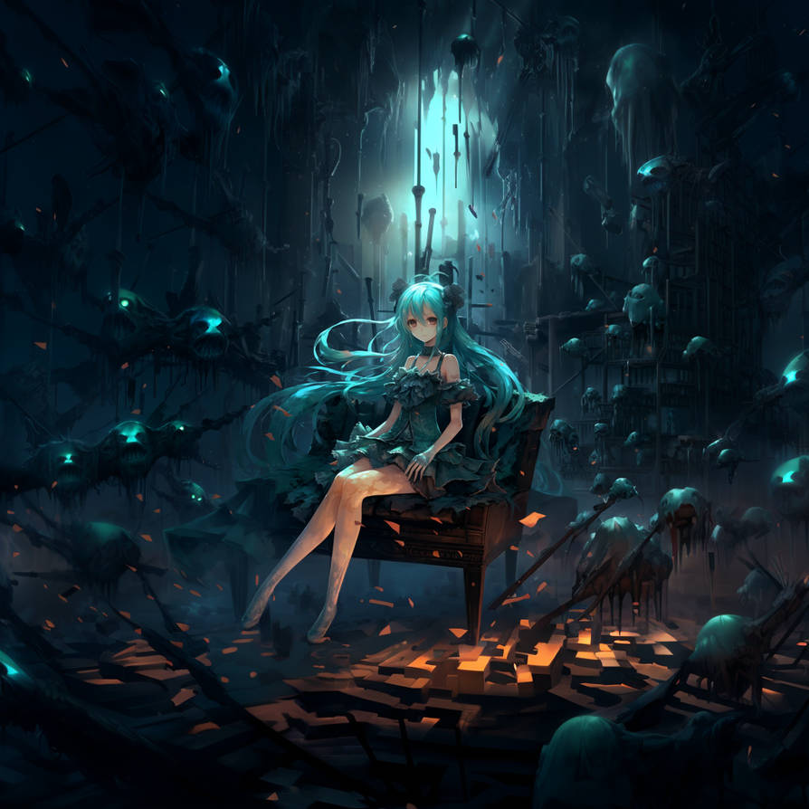 Cursed Hatsune Miku by AwesomeIdea on DeviantArt