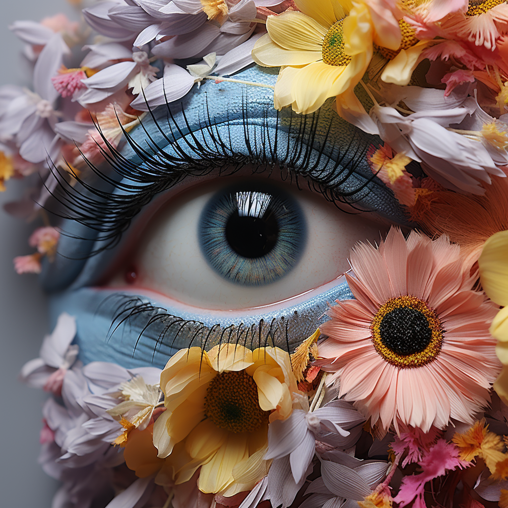 Eyelashes Made Out Of Flowers By AwesomeIdea On DeviantArt eyelashes-made-out-of-flowers-by-awesomeidea-on-deviantart