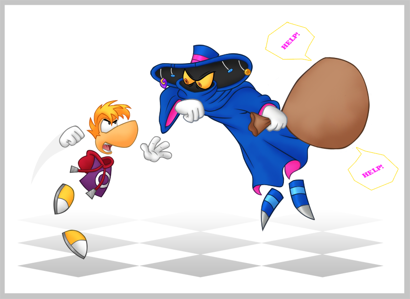 Rayman vs Mr Dark