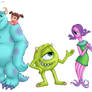 Monsters inc line up