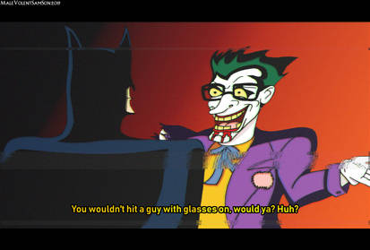 Joker With Glasses [B:TAS Fake Screenshot]