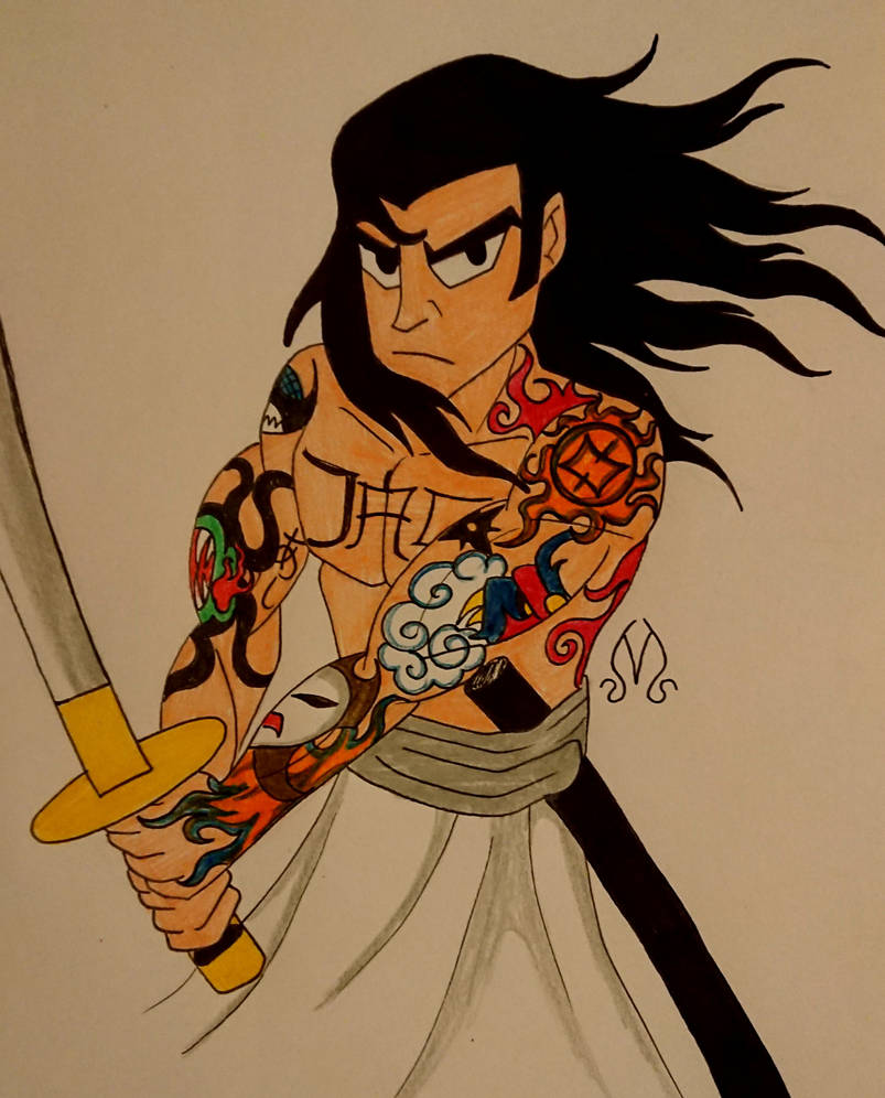 Samurai Jack And His Tattoo by MaleVolentSamSon on DeviantArt
