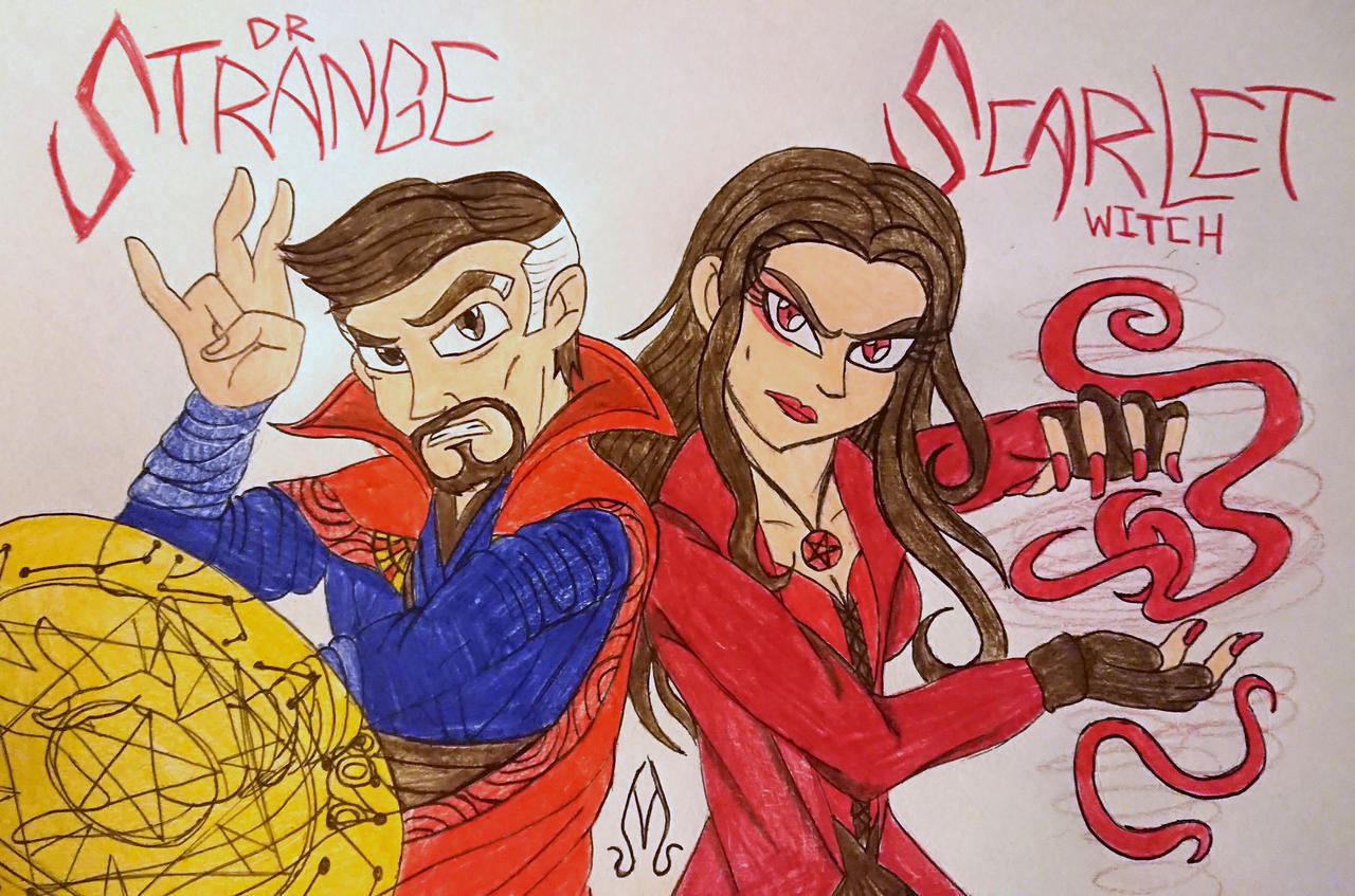 Strange And Scarlet by DNCSamsonART on DeviantArt