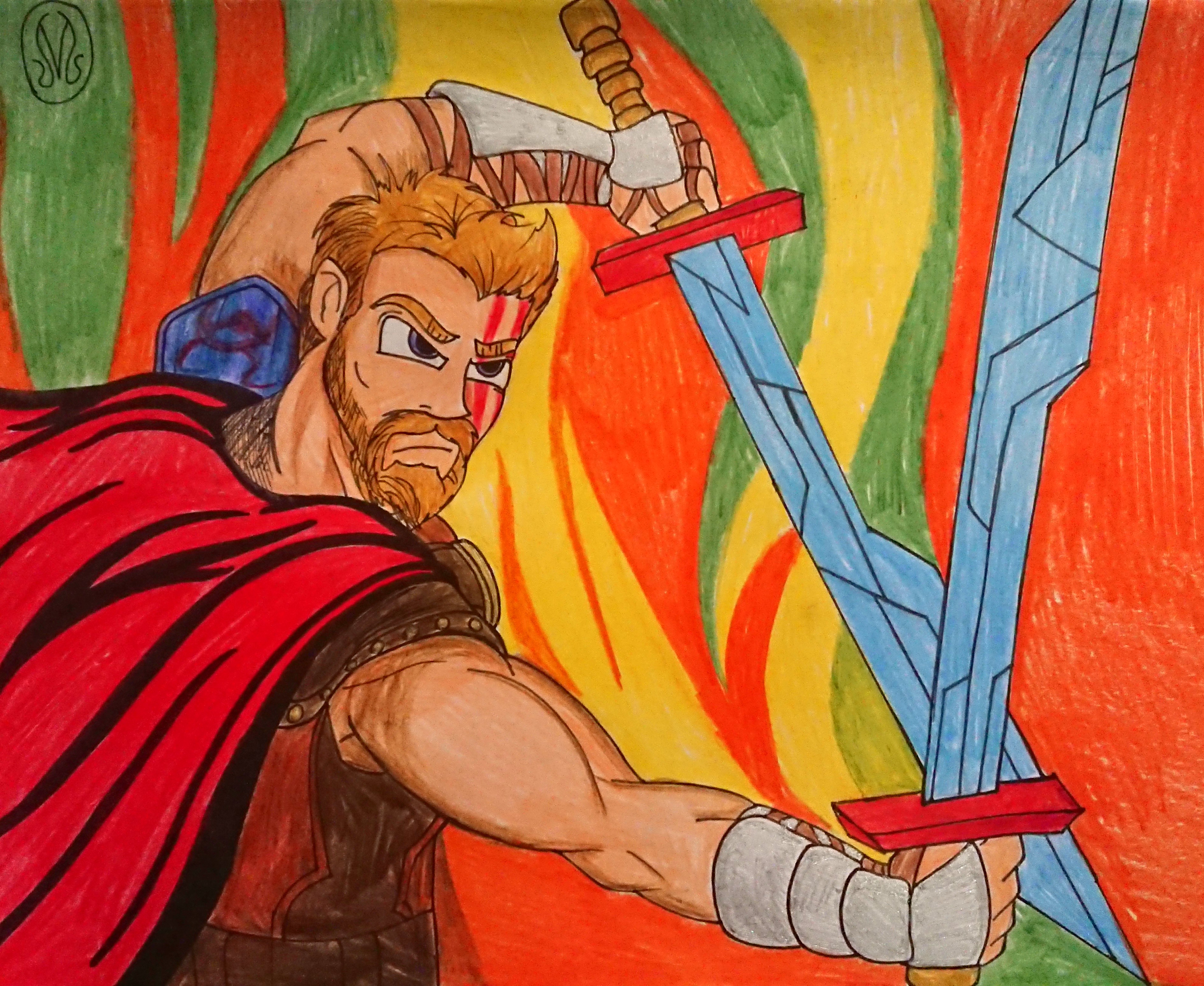 Thor Ragnarok by DNCSamsonART on DeviantArt