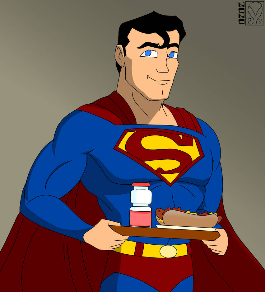 Superman Samson Superman On A Lunch Break by DNCSamsonART on DeviantArt