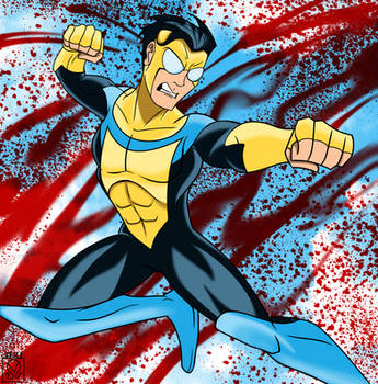 Invincible cover to FIFTY by RyanOttley on DeviantArt