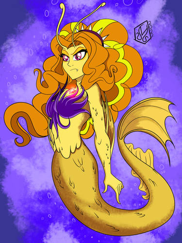 Adagio Dazzle in Human Siren Form