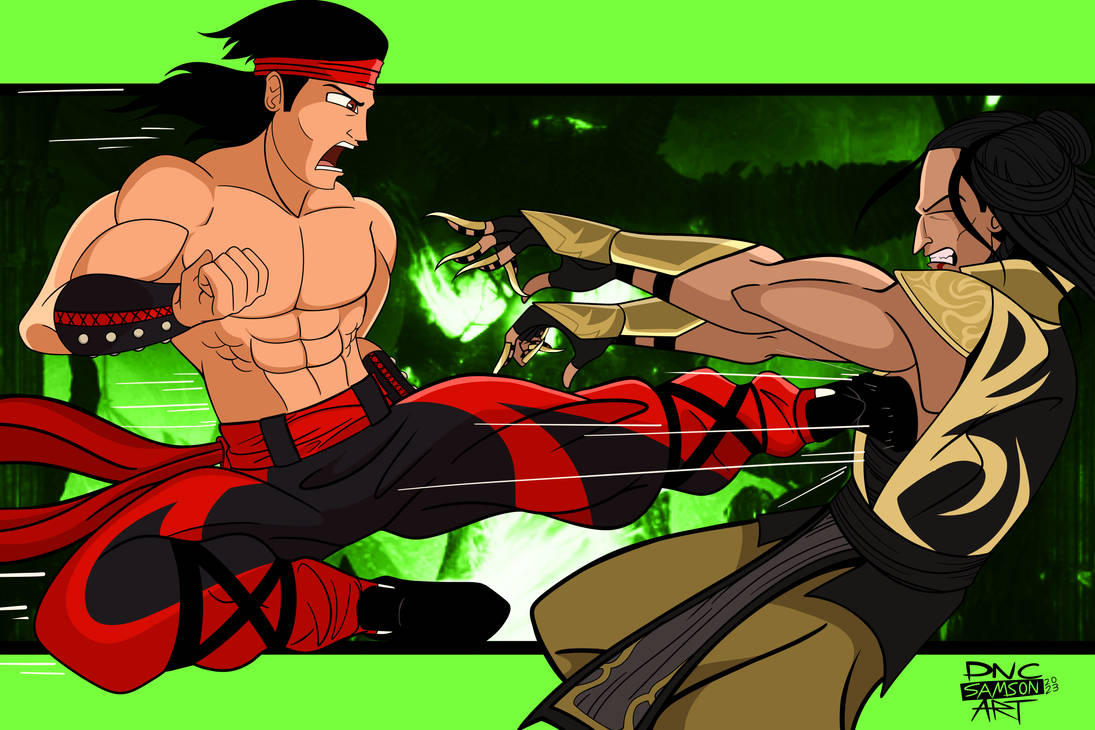 Li Vs Liu Liu Kang VS Shang Tsung by DNCSamsonART on DeviantArt