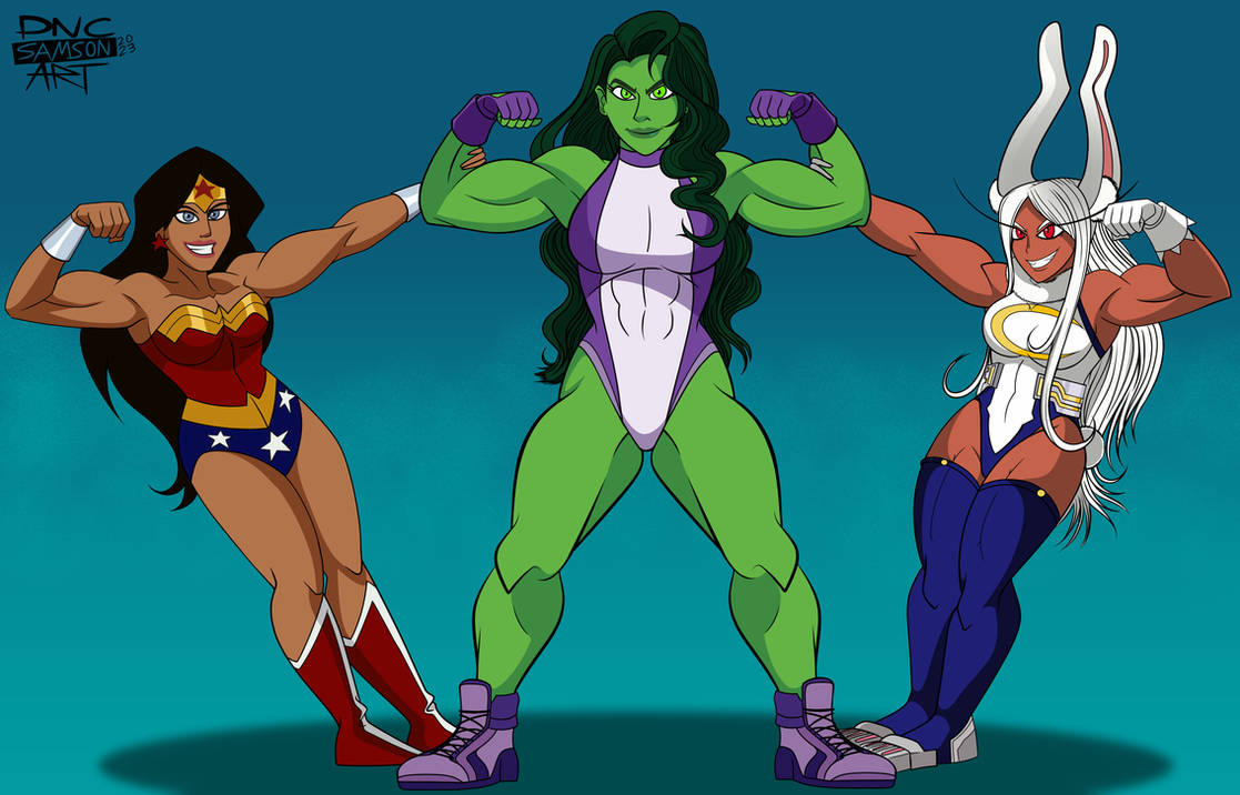 She-hulk vs Wonder Woman - HamiltonSamsGalJ6