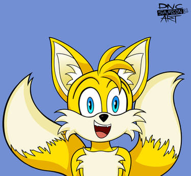 Tails with a Wild Expression