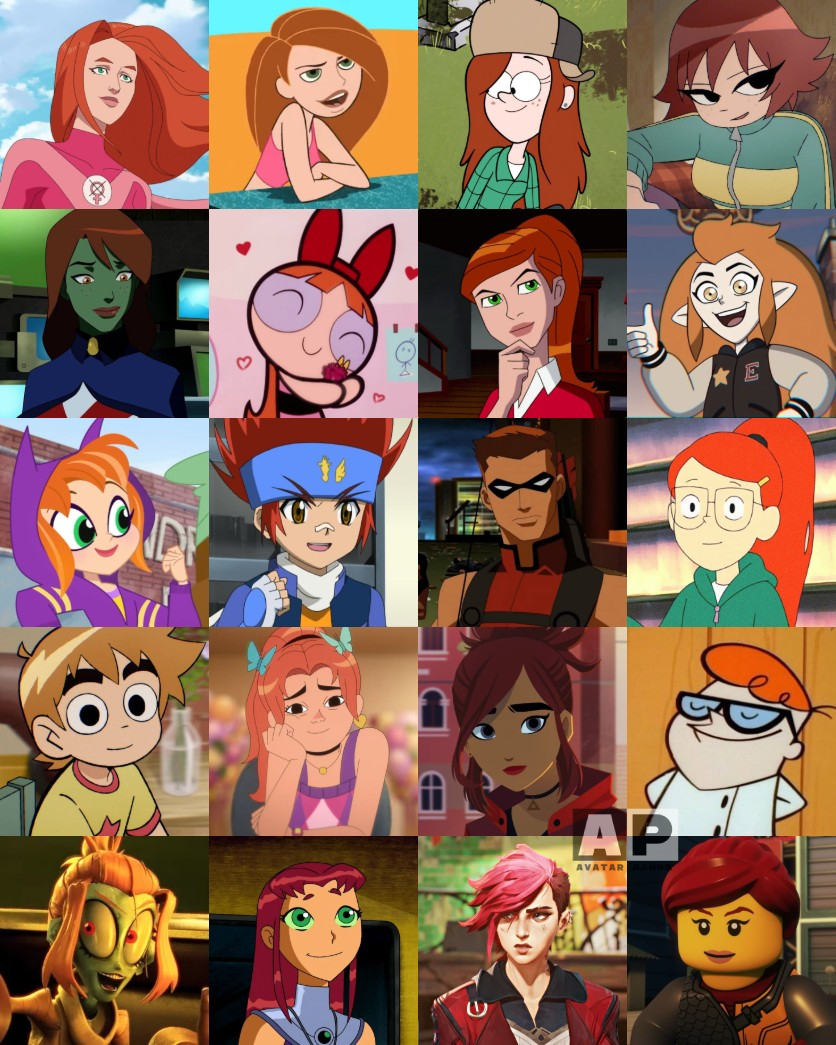 Red Animation Character Red Haired Characters by AvatarPanda10 on DeviantArt
